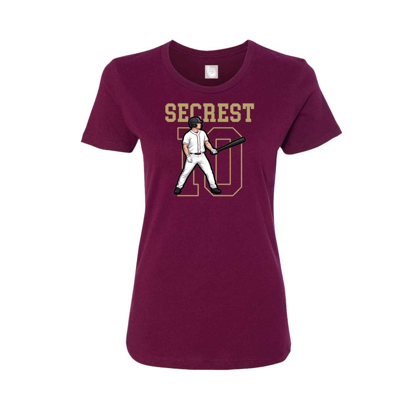 Fitted Women's Tee — Shirsey in Maroon
