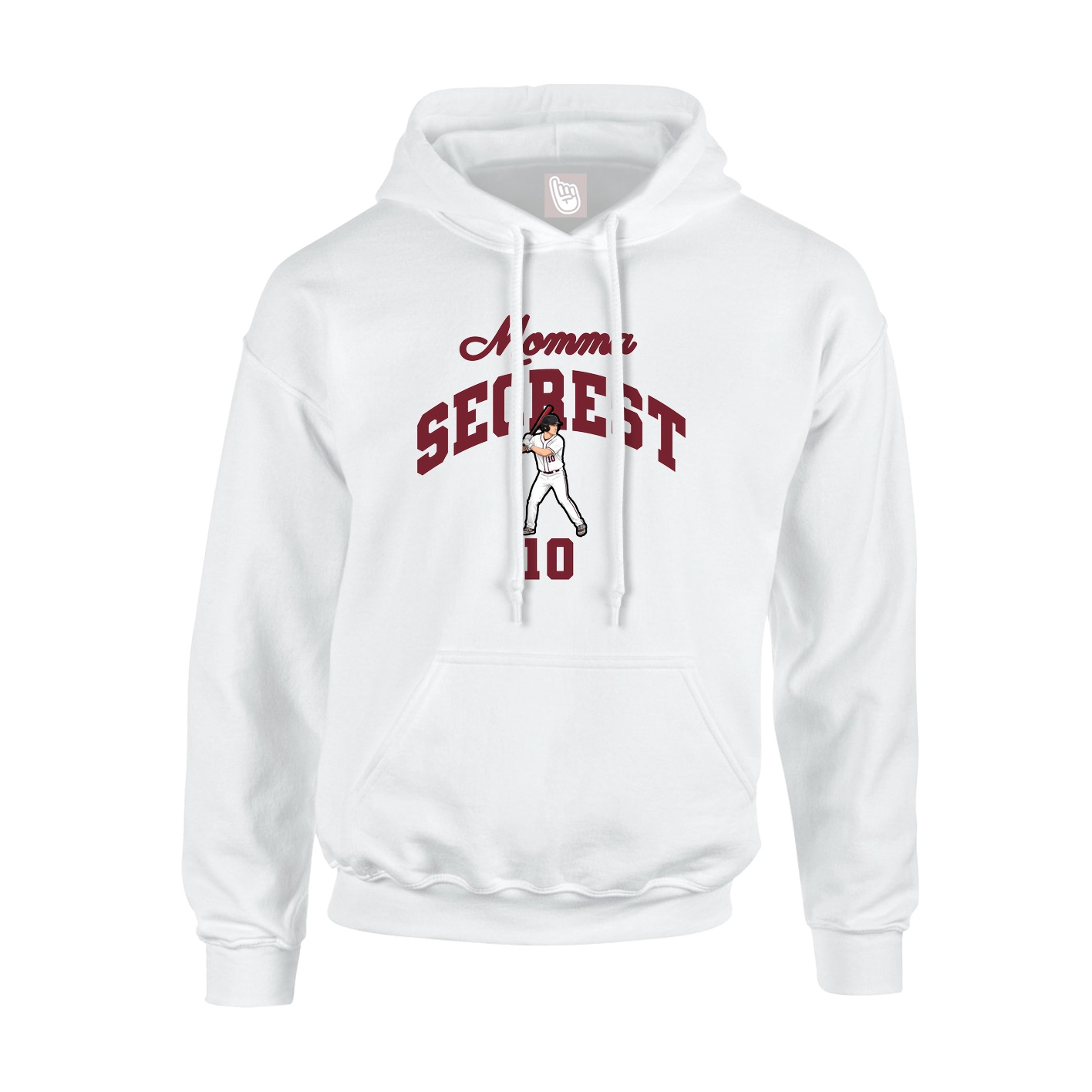Youth Hoodie — Mothers Day Arch in White
