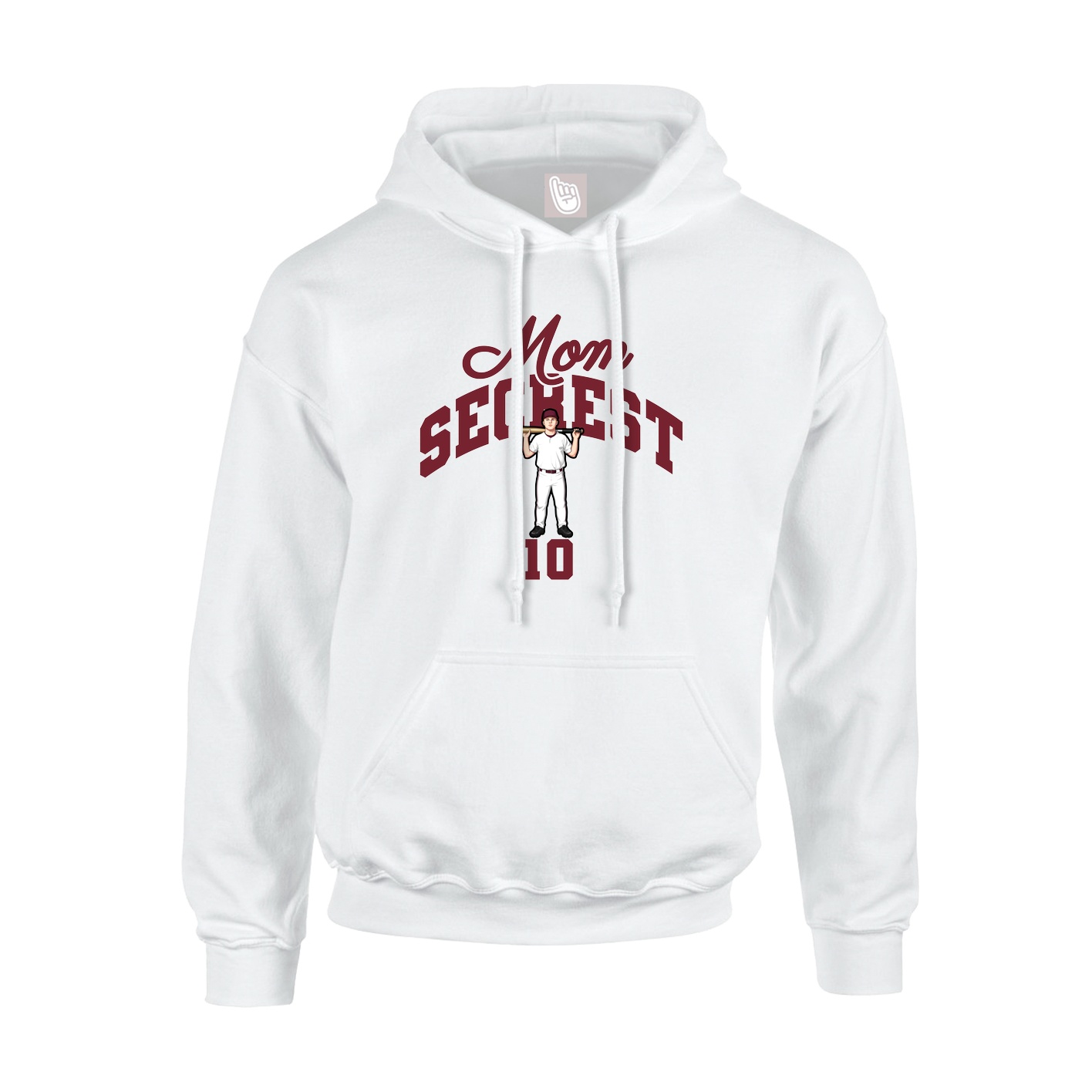 Hoodie — Mothers Day Arch in White