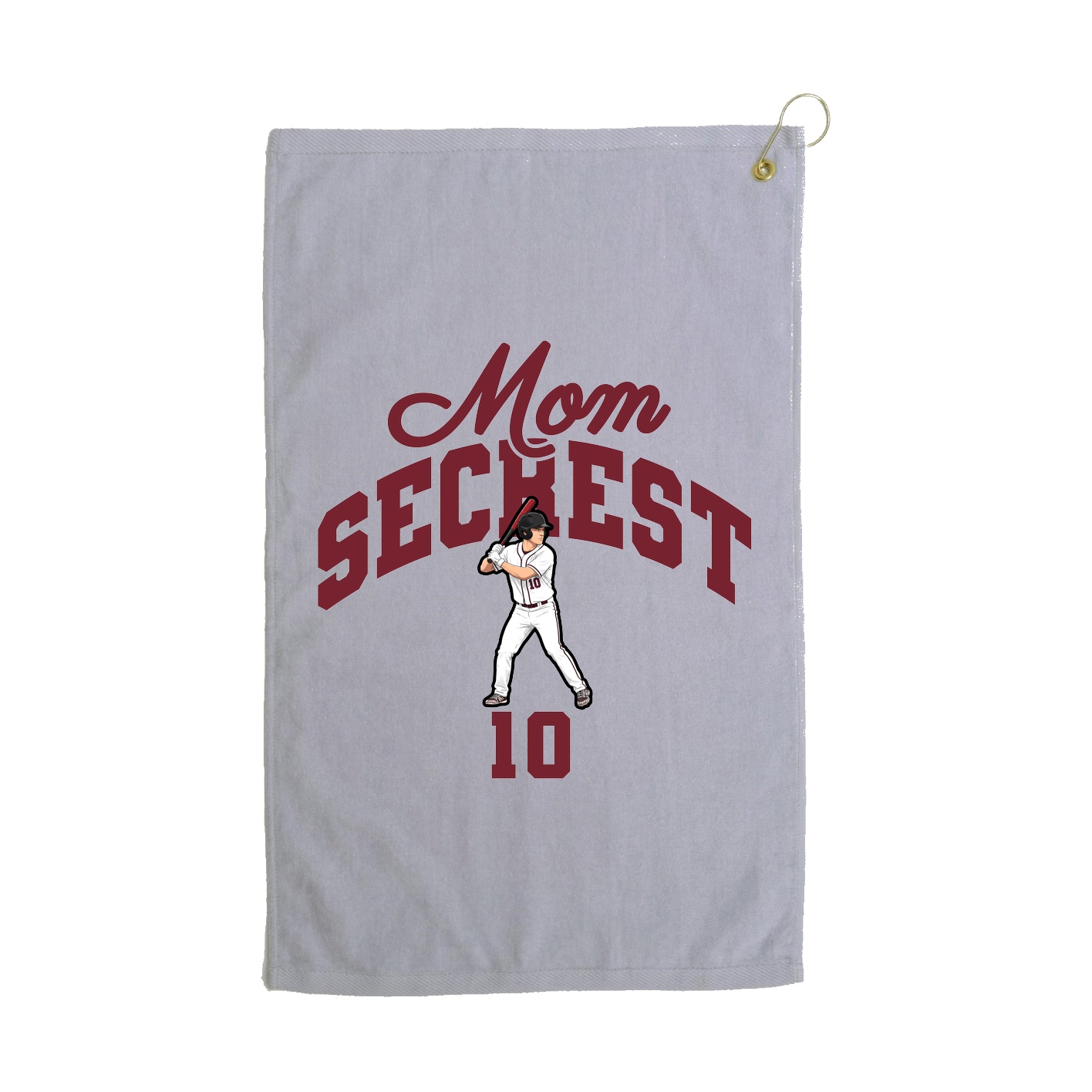 Golf Towel — Mothers Day Arch in Grey