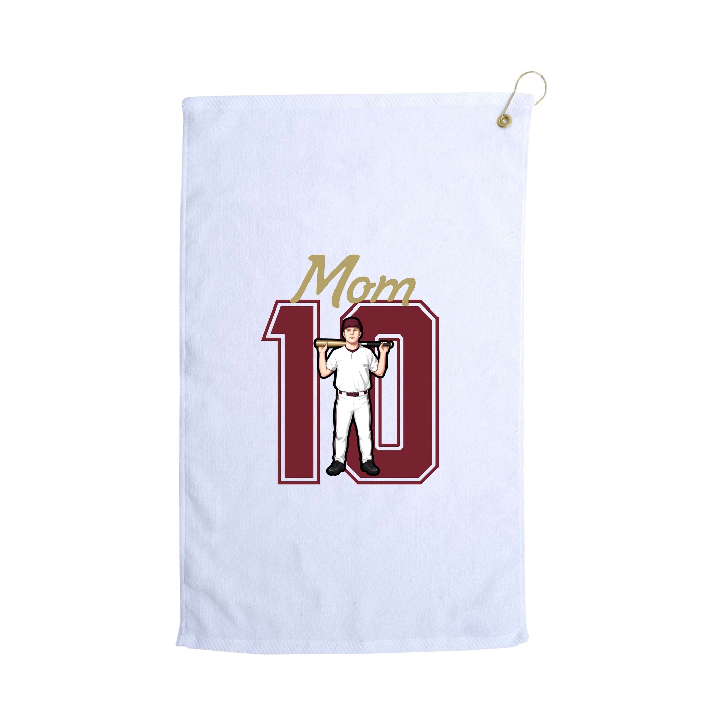 Golf Towel — Mothers Day Shirsey in White