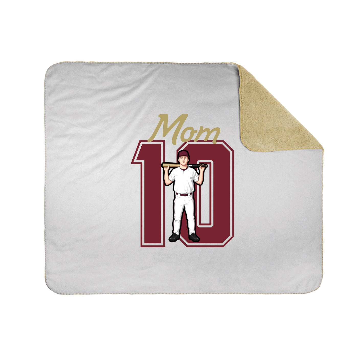 Throw Blanket — Mothers Day Shirsey in White