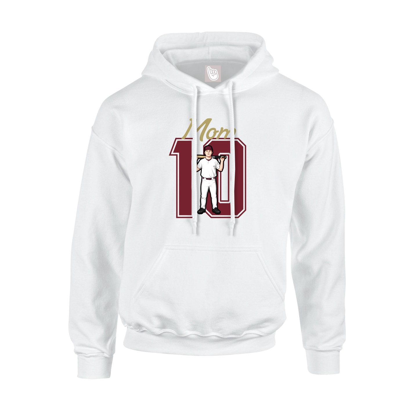 Youth Hoodie — Mothers Day Shirsey in White