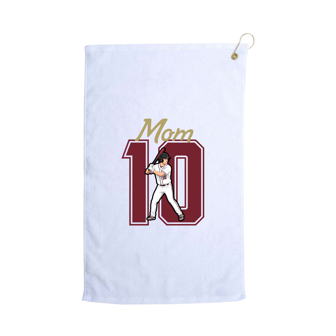 Golf Towel — Mothers Day Shirsey in White