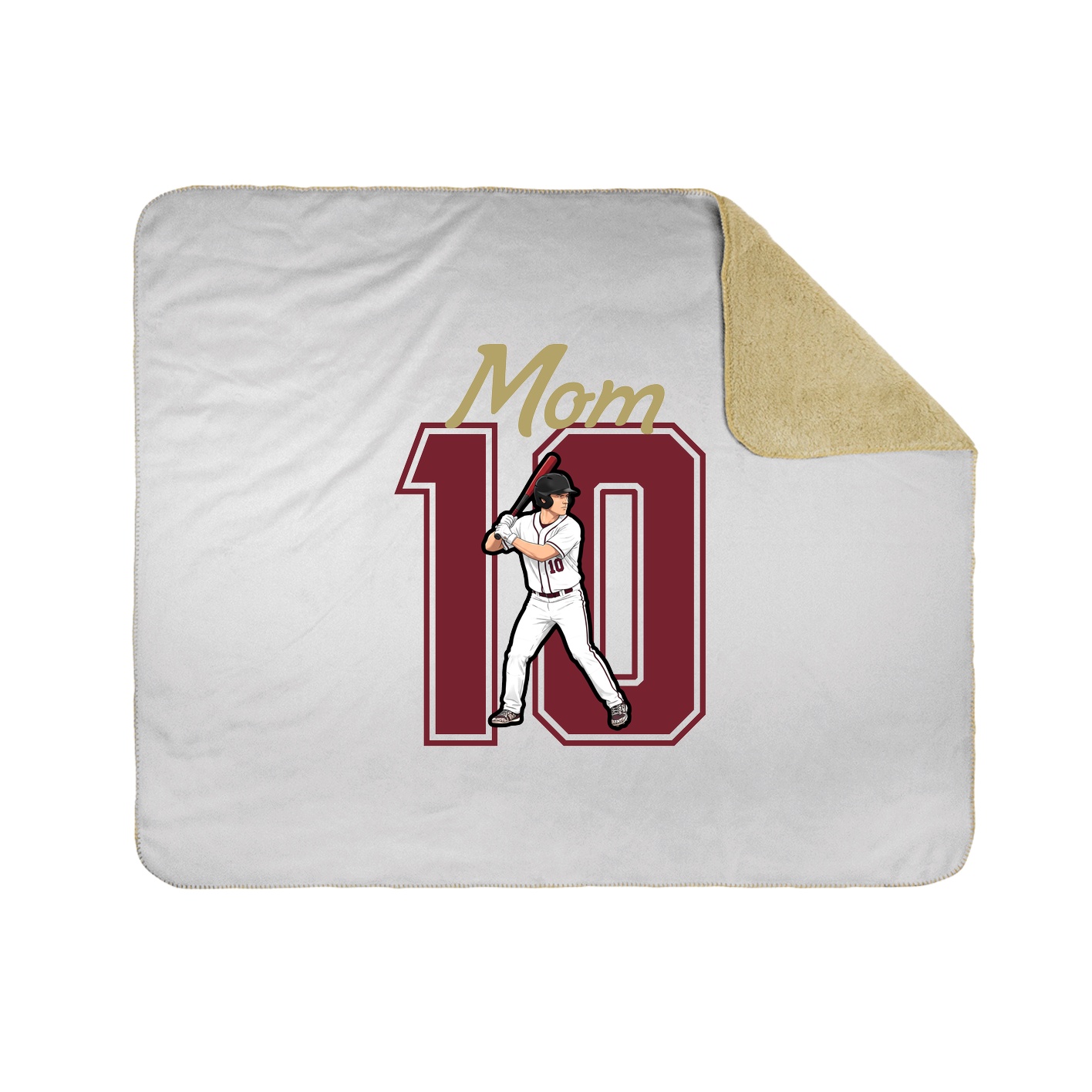 Throw Blanket — Mothers Day Shirsey in White