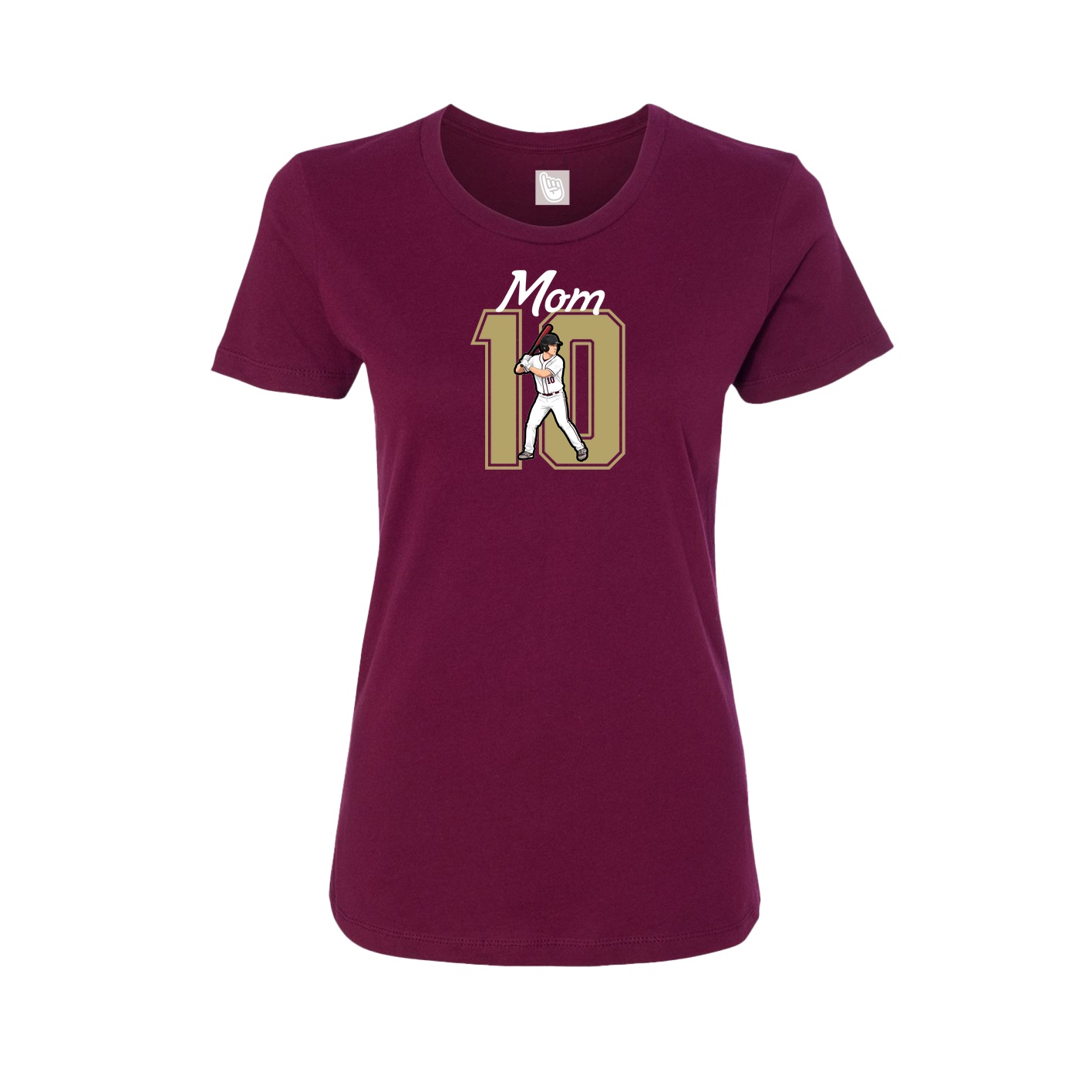 Womens Tee — Mothers Day Shirsey in Maroon