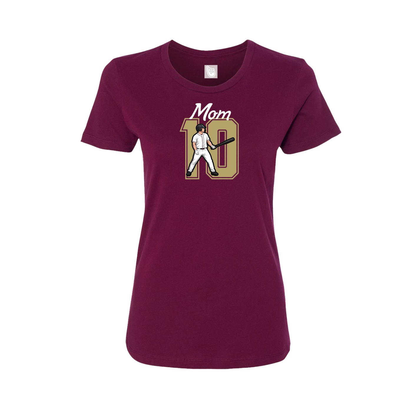 Womens Tee — Mothers Day Shirsey in Maroon