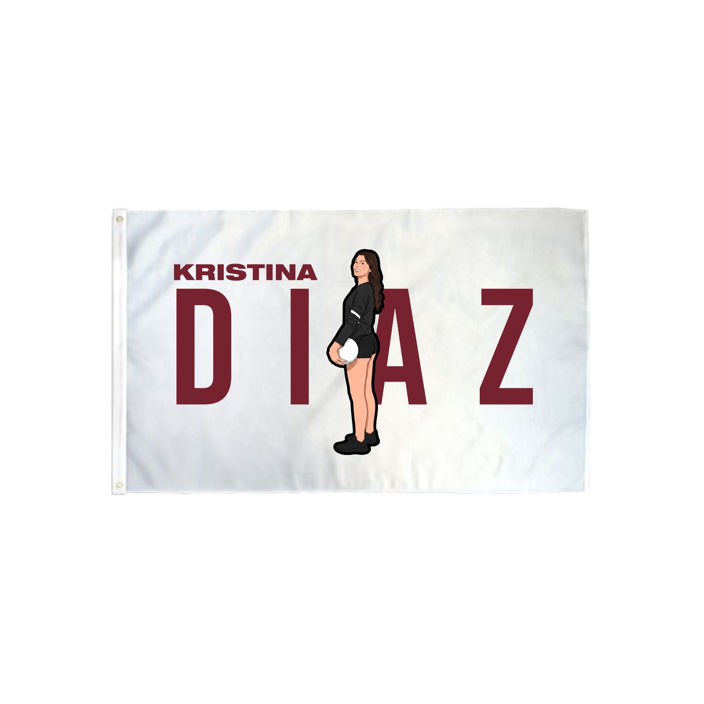 3x5 Flag — Player Name in Classic