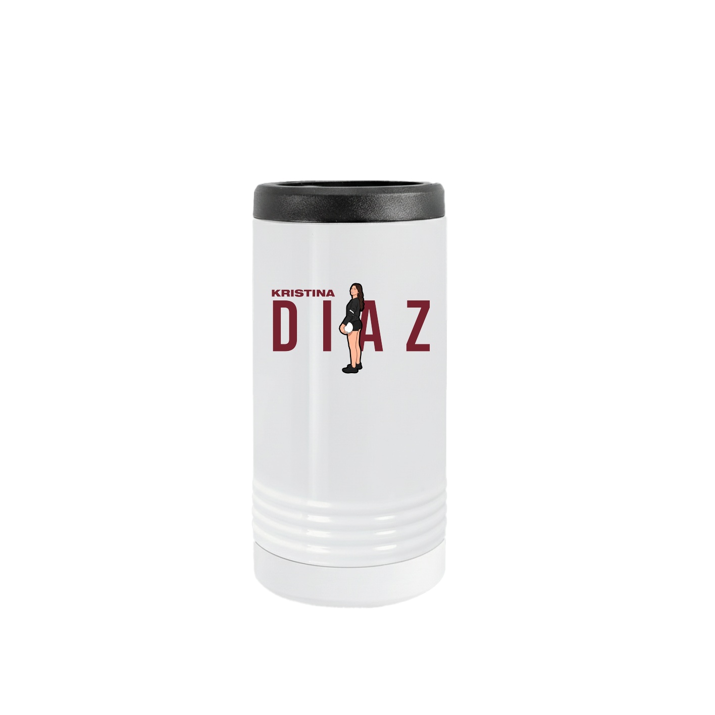 Slim Beverage Holder — Player Name in White