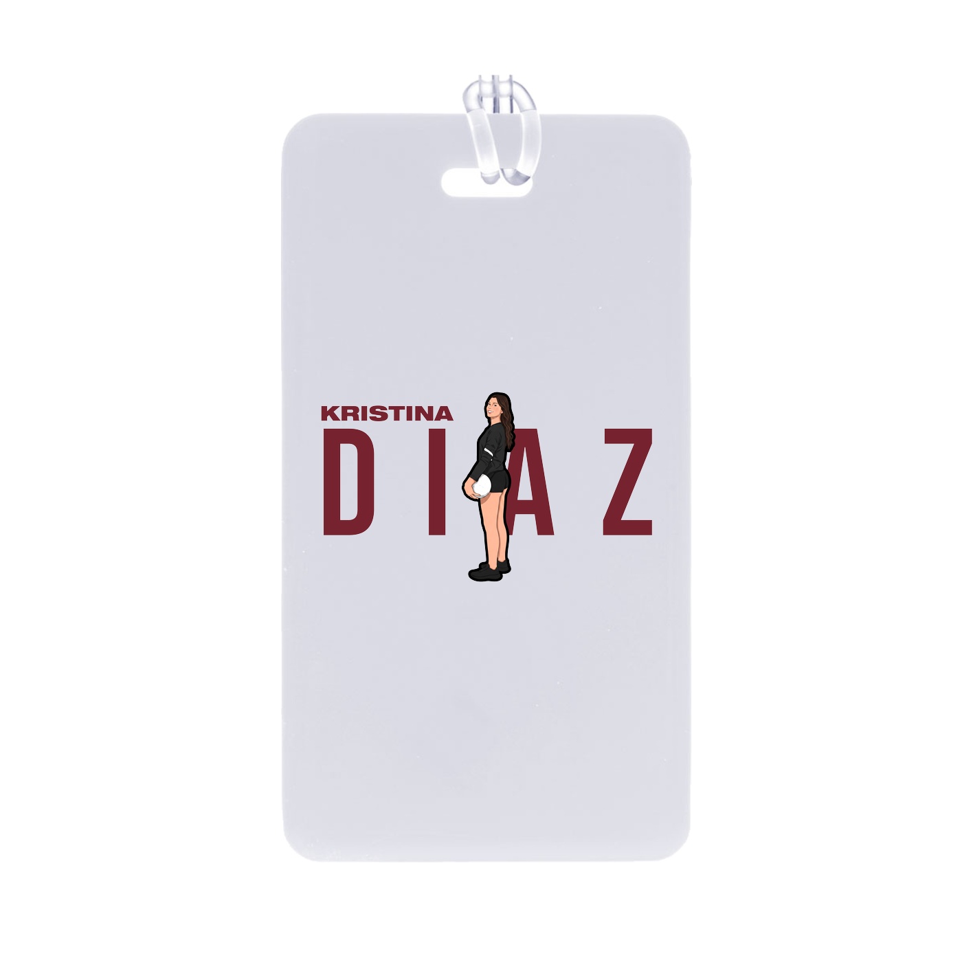 Bag Tag — Player Name in Classic