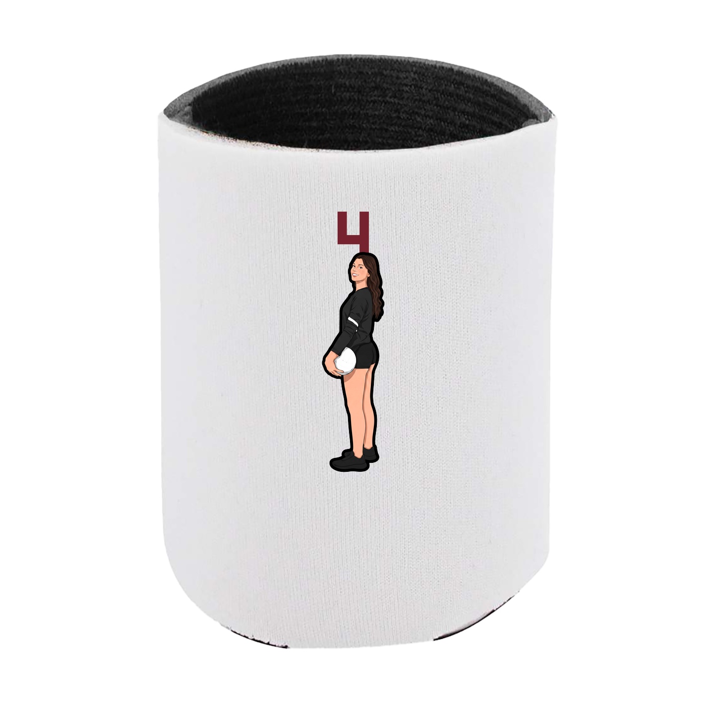 Can Holder — Number Top in White