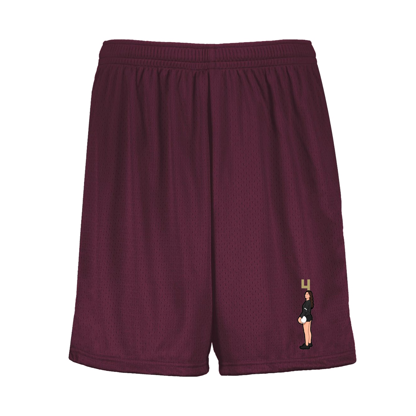 Shorts — Number Top in Maroon