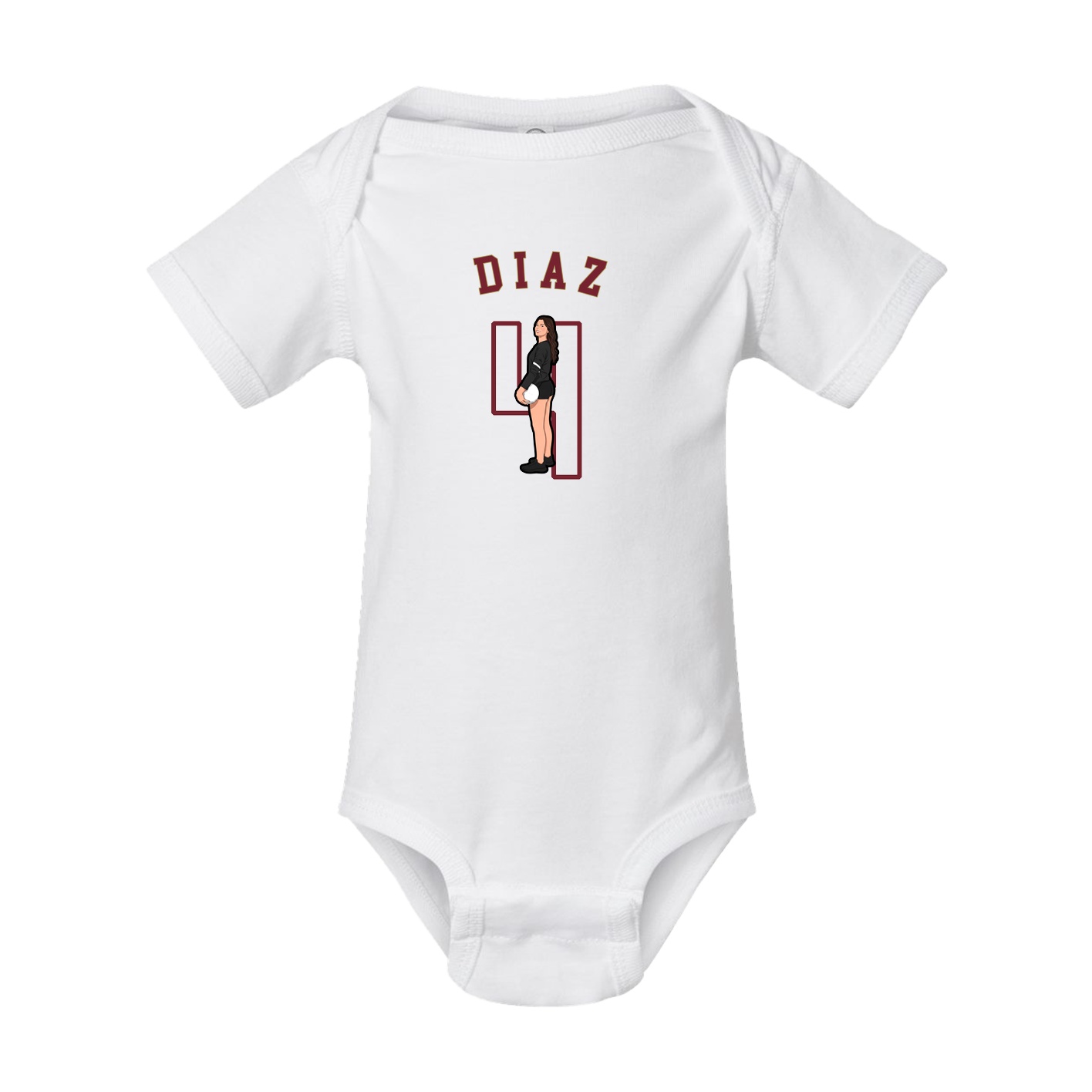 Baby Onesie — Shirsey Arch in White