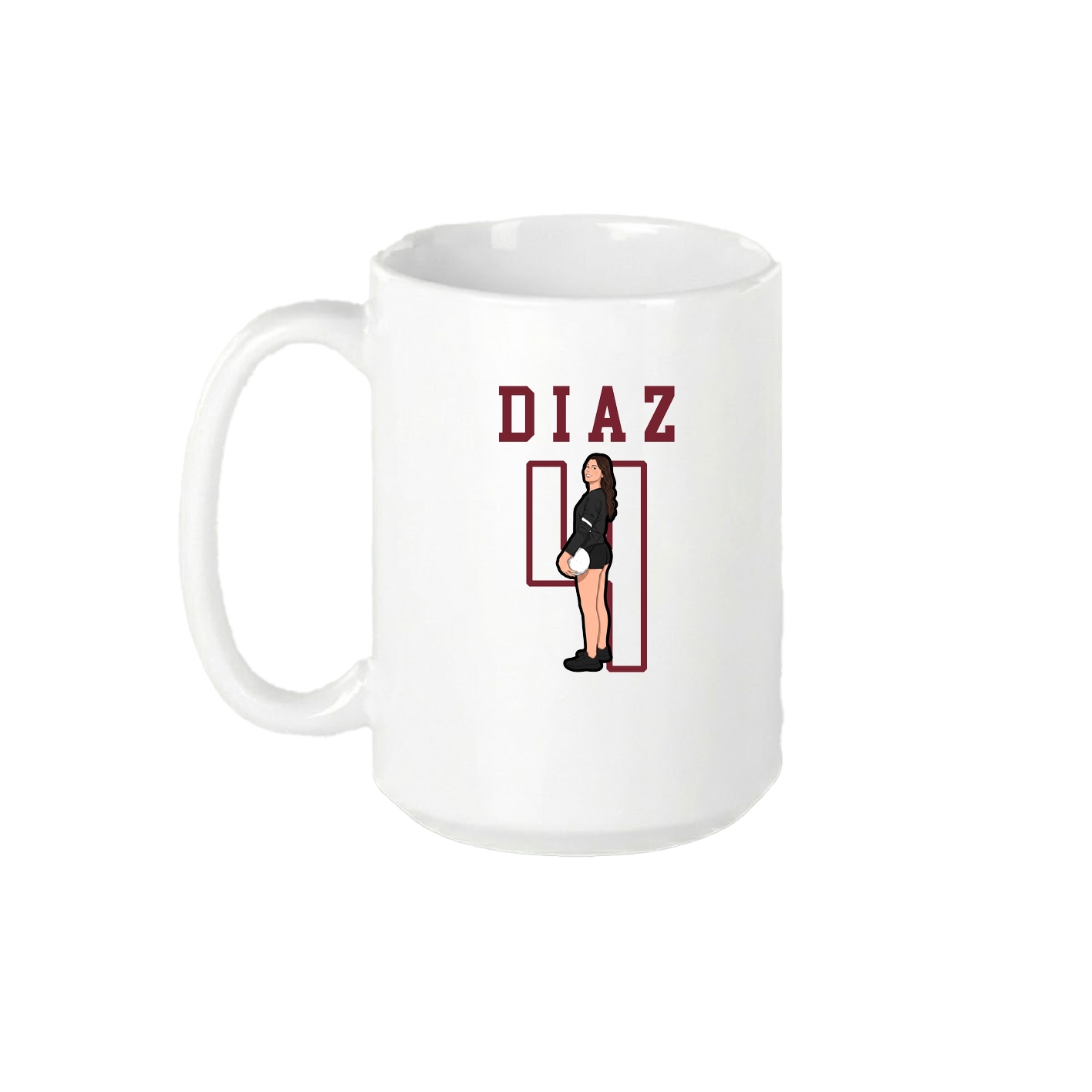 15oz Coffee Mug — Shirsey in White