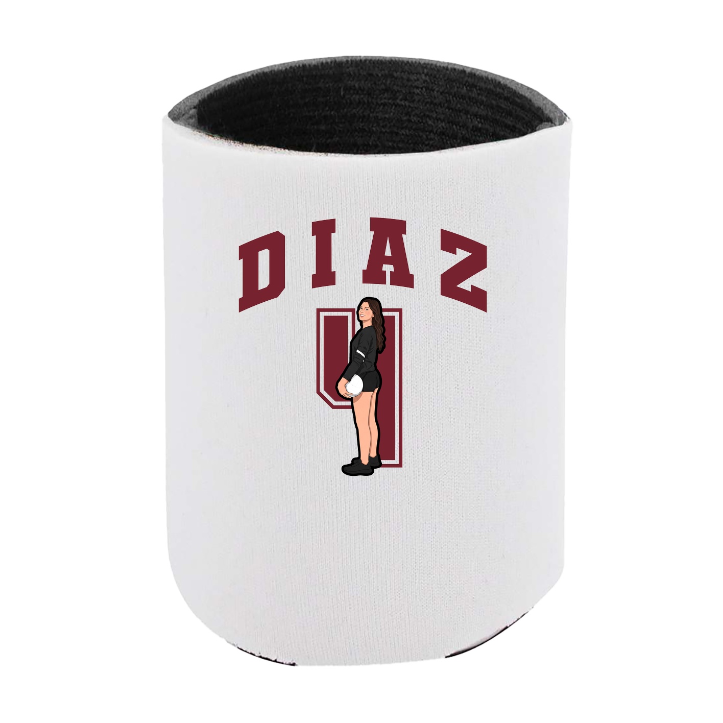 Can Holder — Number in White