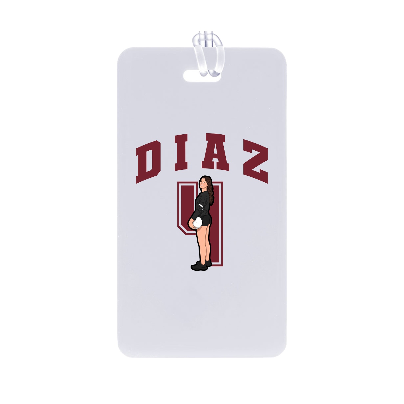 Bag Tag — Number in Classic