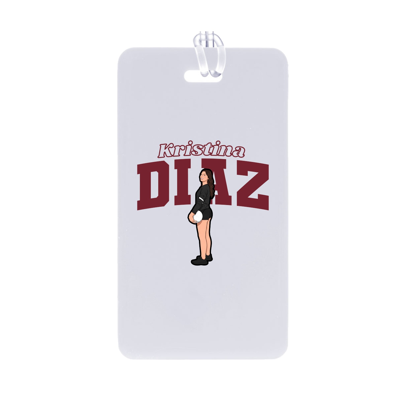 Bag Tag — Name Arch in Classic