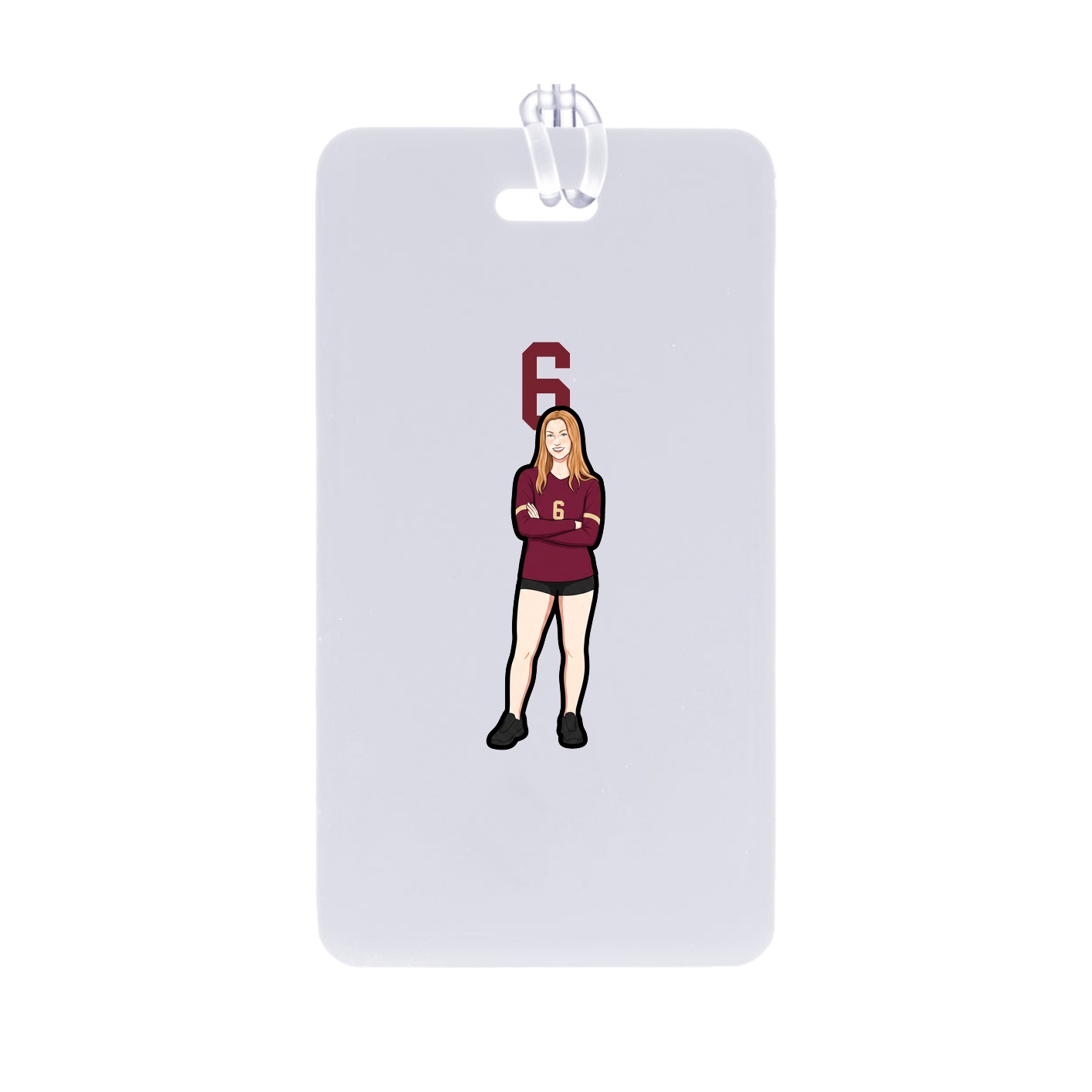 Bag Tag — Number Top in Classic