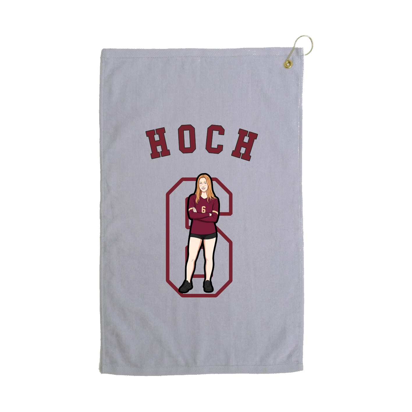 Golf Towel — Shirsey Arch in Grey
