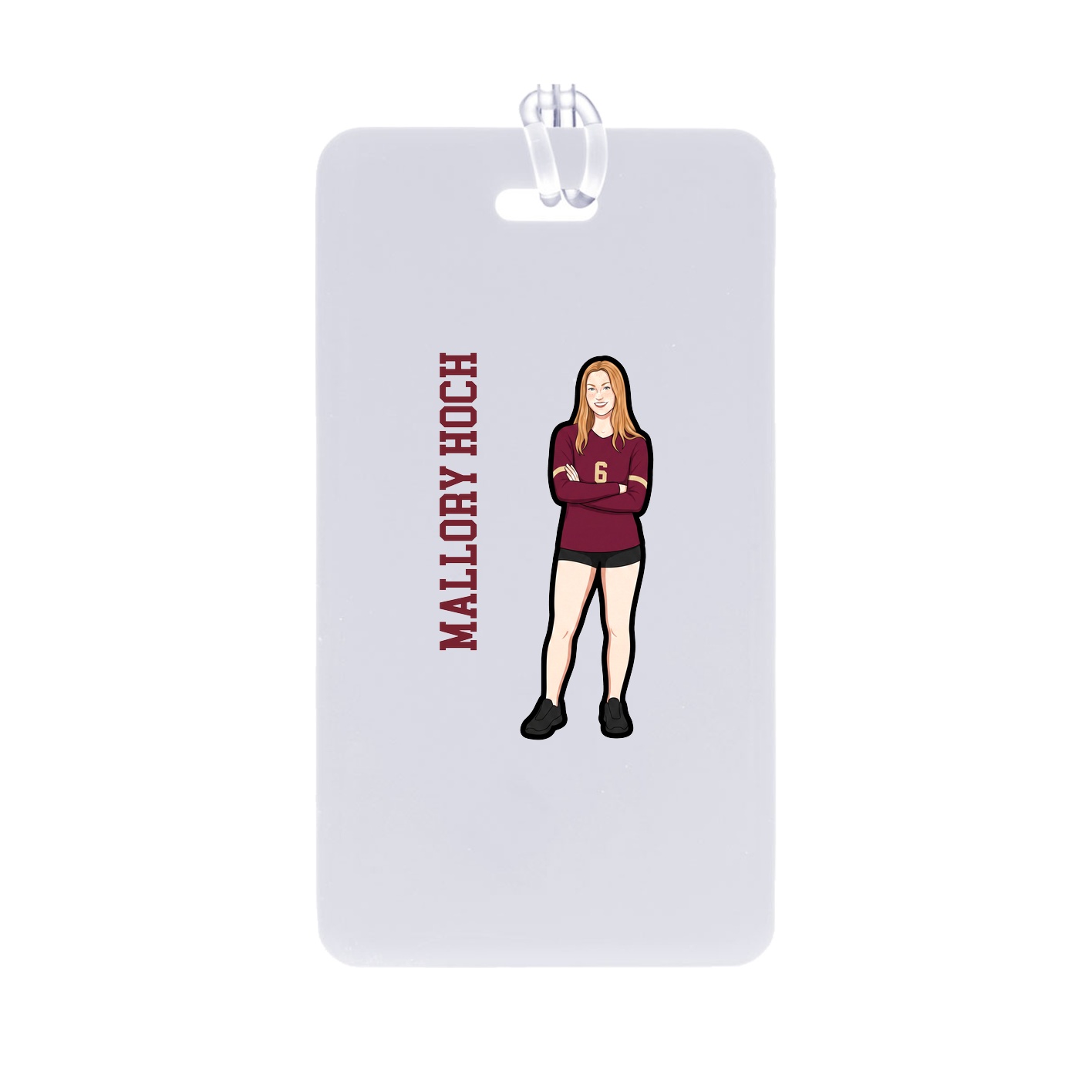 Bag Tag — Name Vertical in Classic