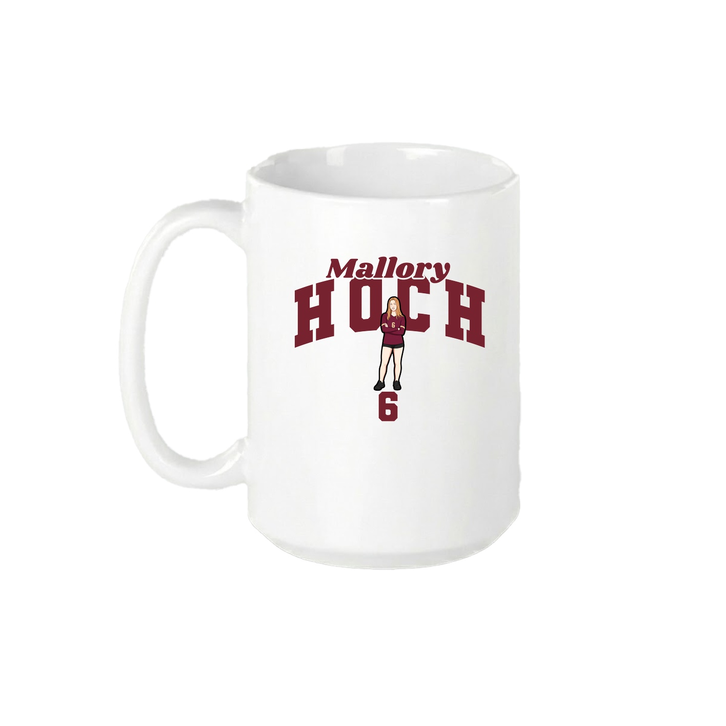 15oz Coffee Mug — Signature Arch in White