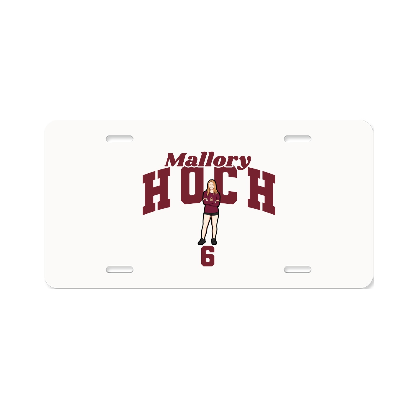 License Plate — Signature Arch in Classic