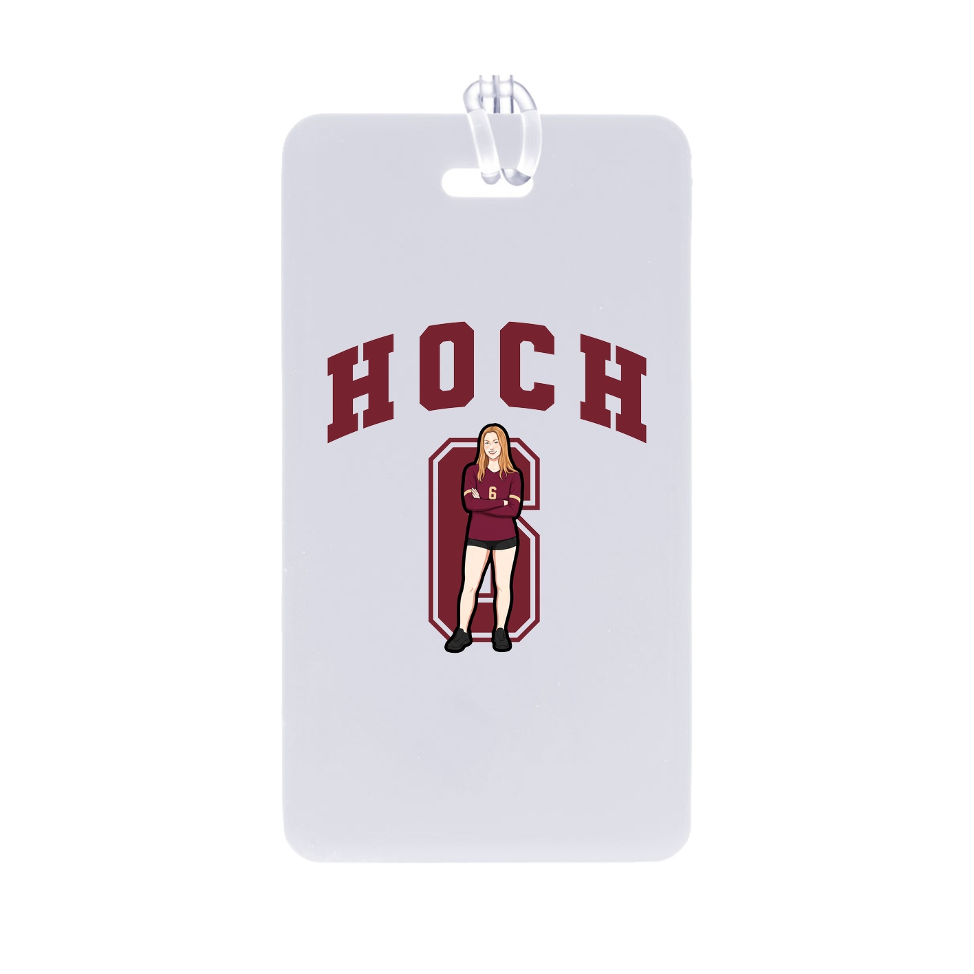 Bag Tag — Number in Classic