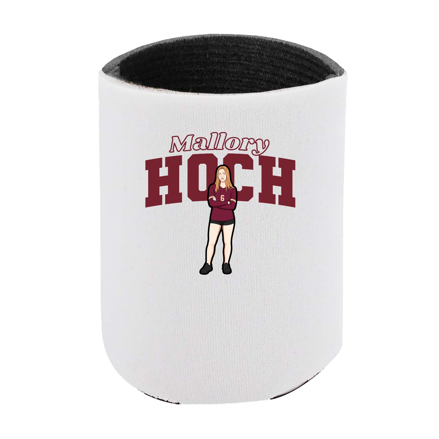 Can Holder — Name Arch in White
