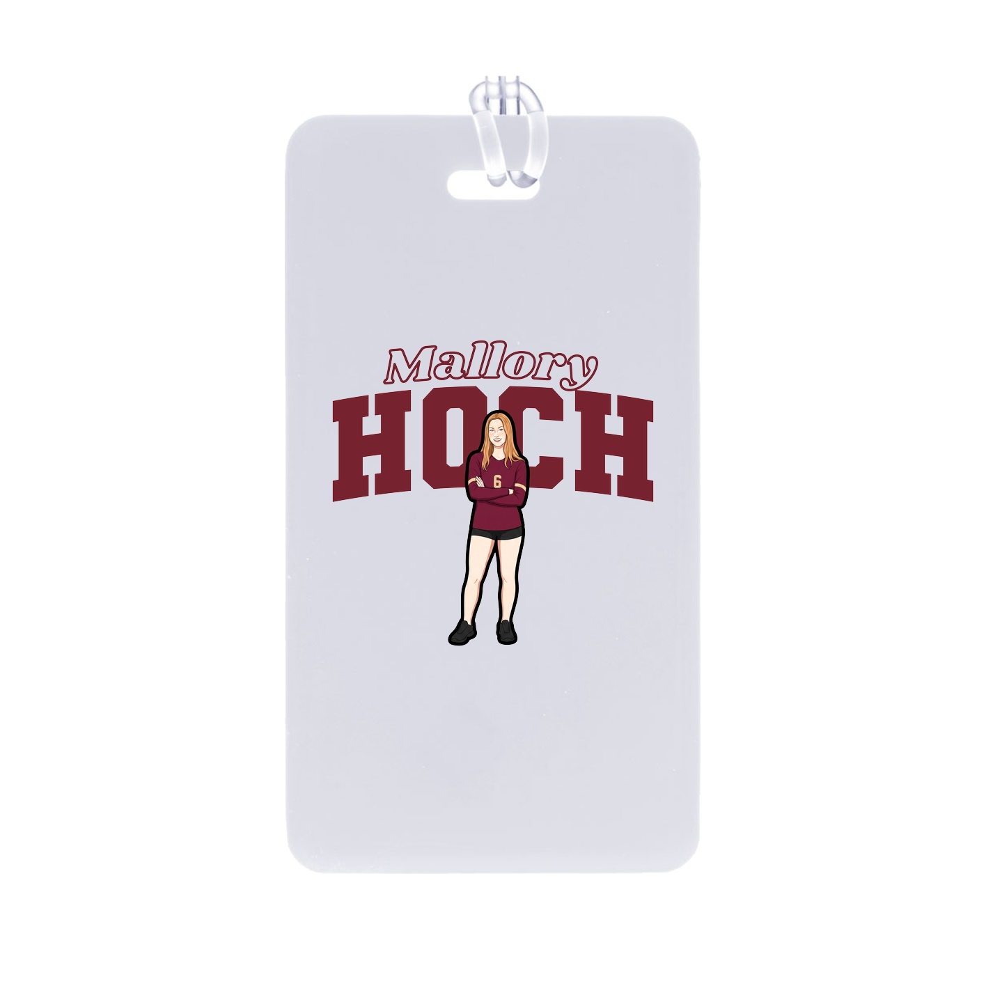Bag Tag — Name Arch in Classic