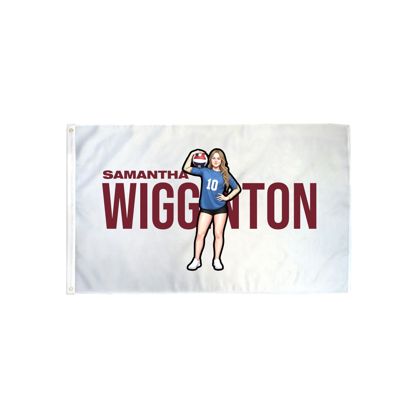 3x5 Flag — Player Name in Classic