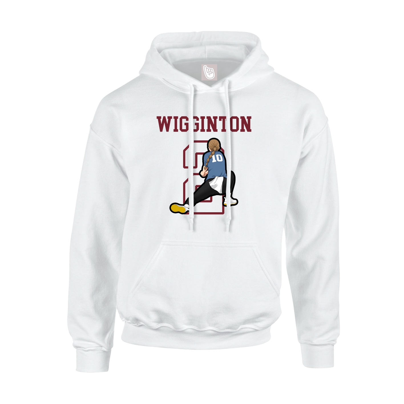 Hoodie — Shirsey in White