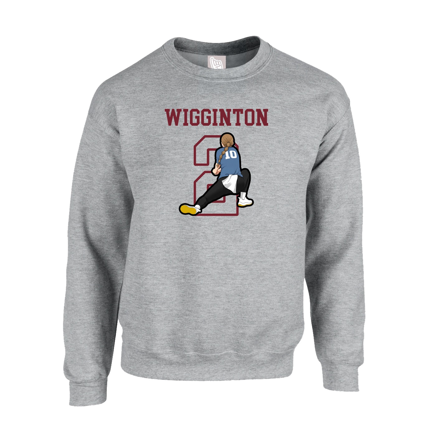 Fleece Crew — Shirsey in Grey