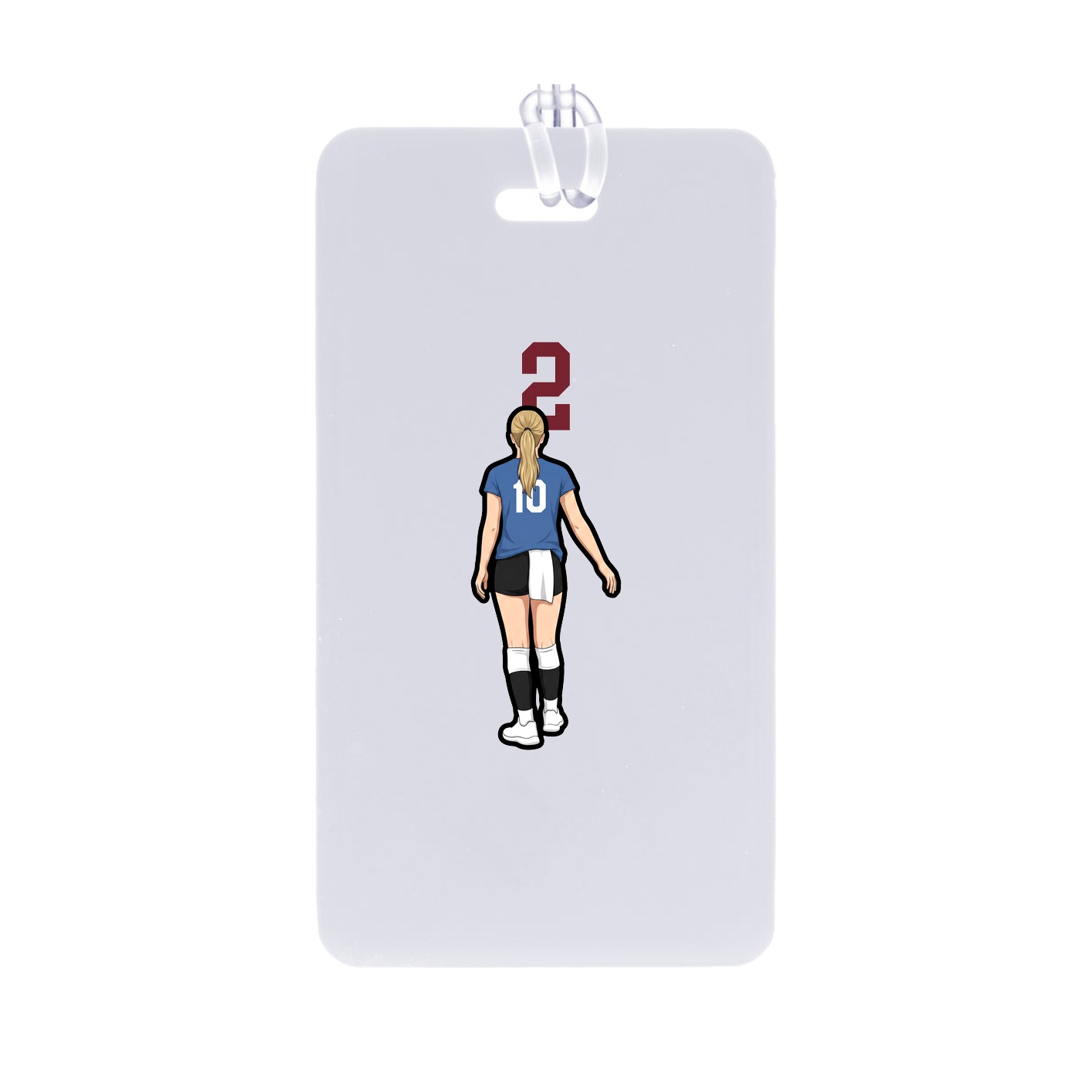 Bag Tag — Number Top in Classic