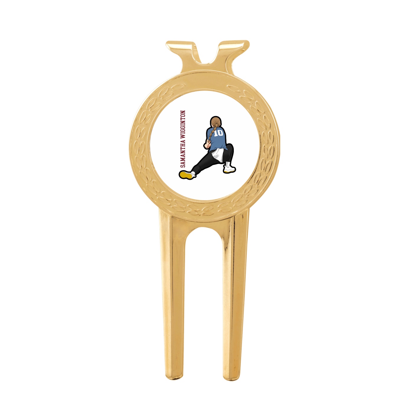 Divot Tool with Ball Marker — Name Vertical in Classic