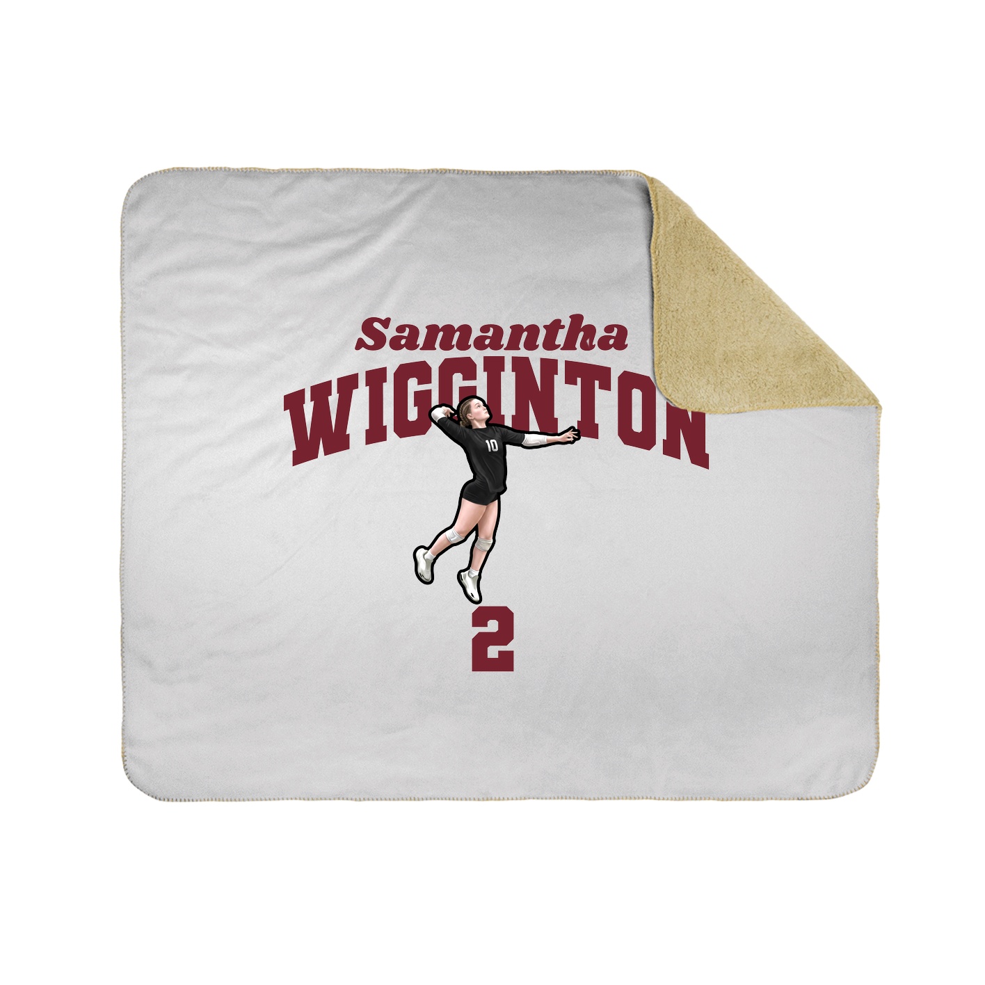 Throw Blanket — Signature Arch in White
