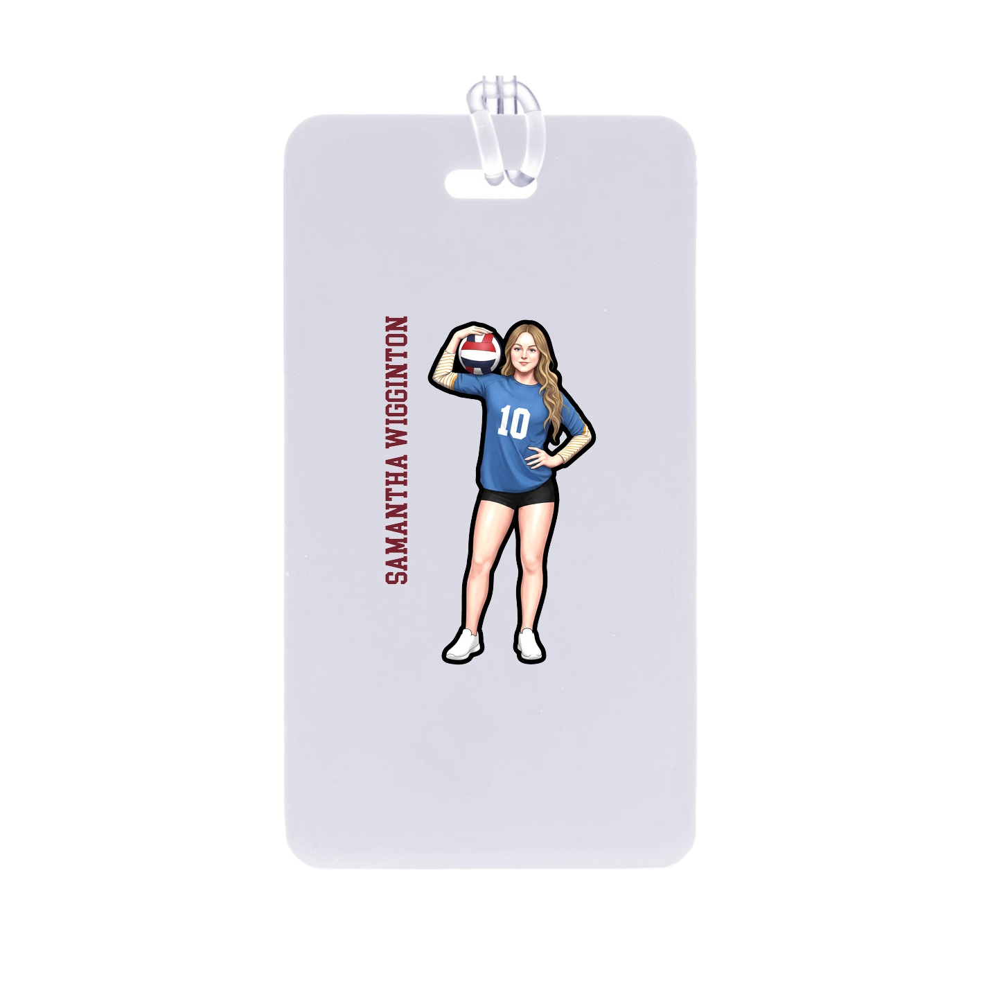 Bag Tag — Name Vertical in Classic