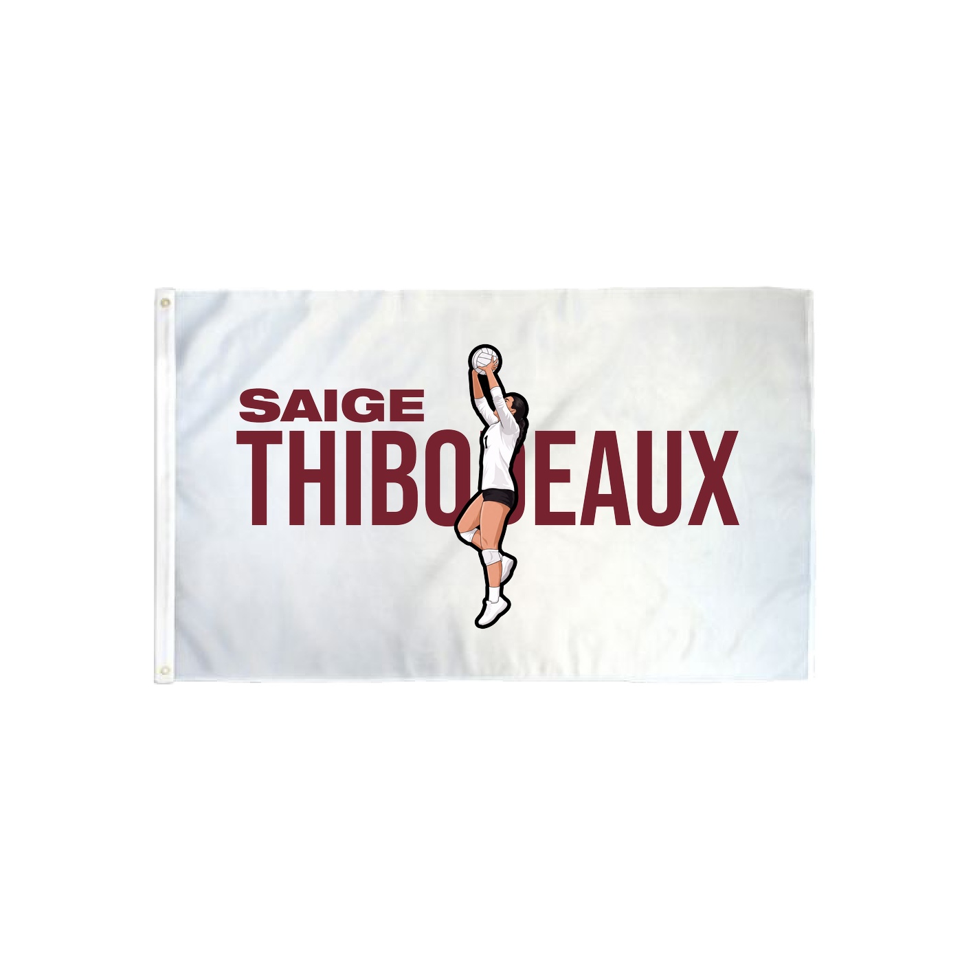 3x5 Flag — Player Name in Classic