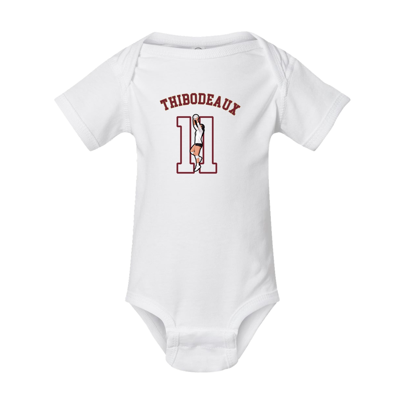 Baby Onesie — Shirsey Arch in White