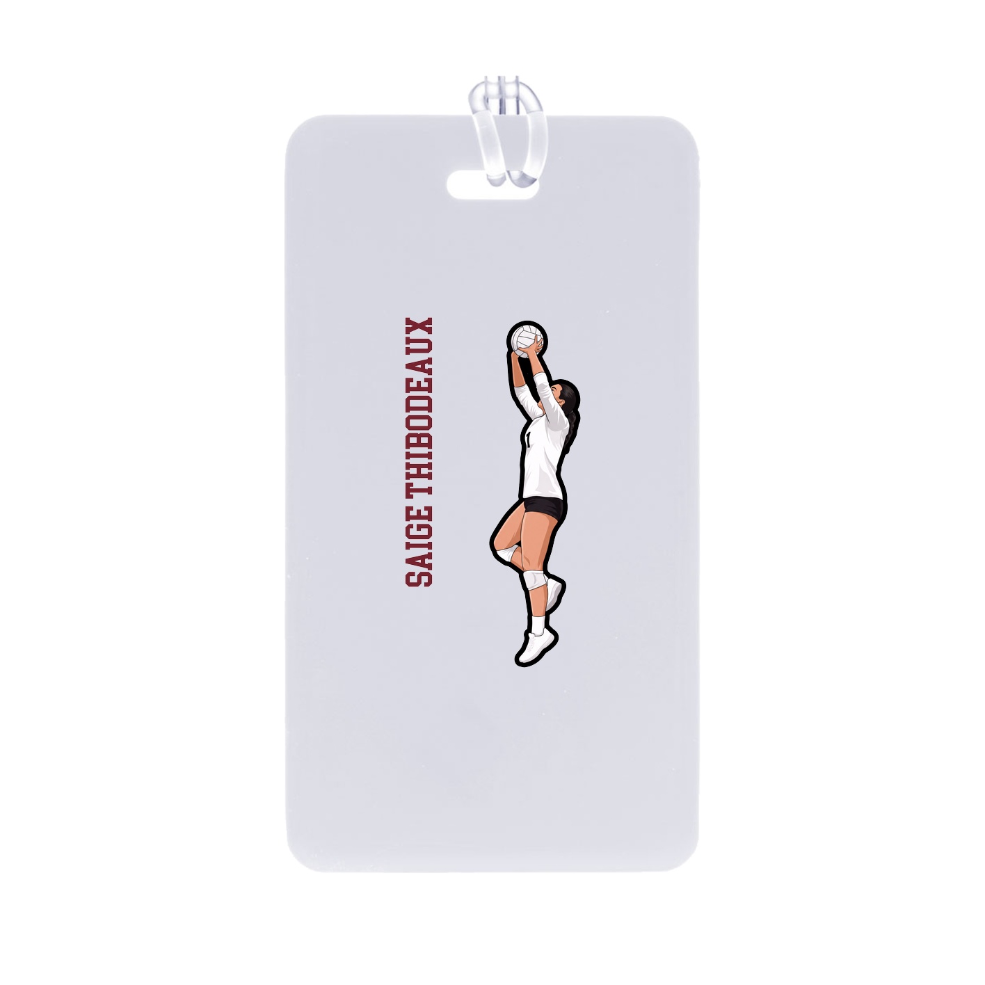 Bag Tag — Name Vertical in Classic
