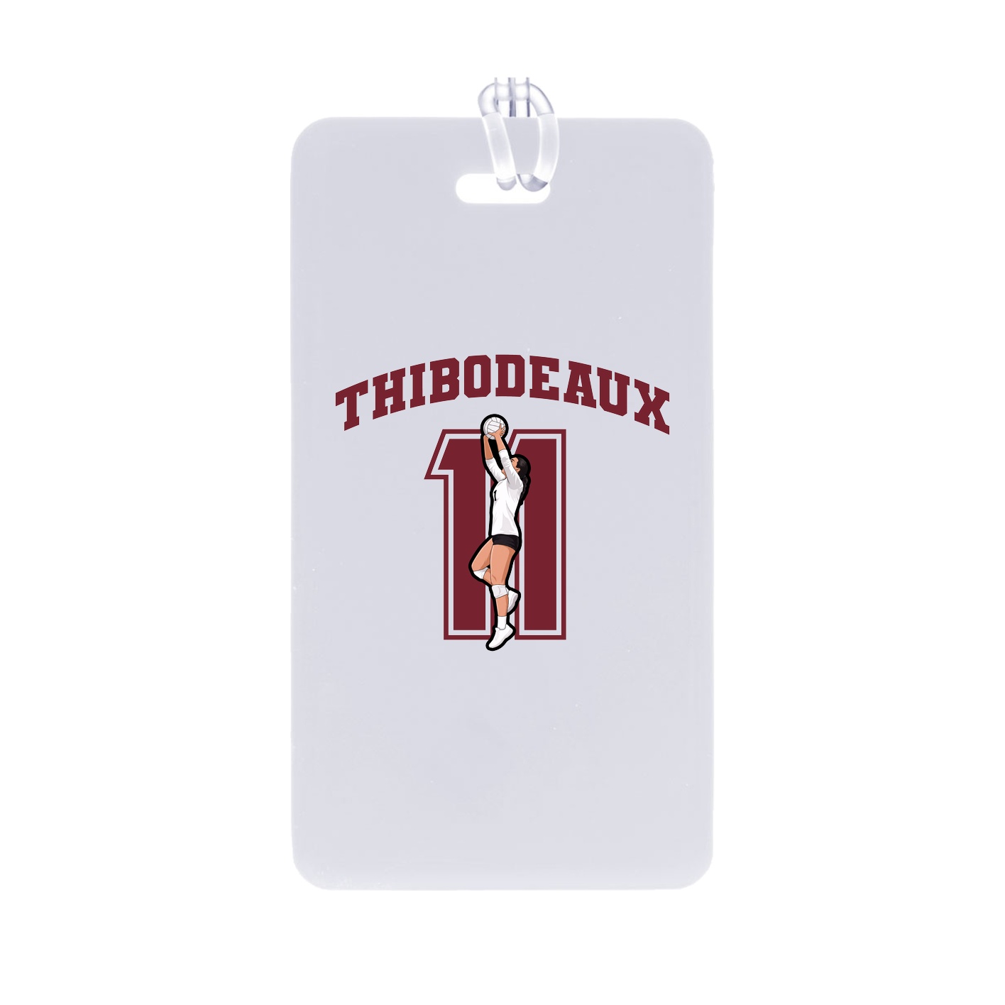 Bag Tag — Number in Classic