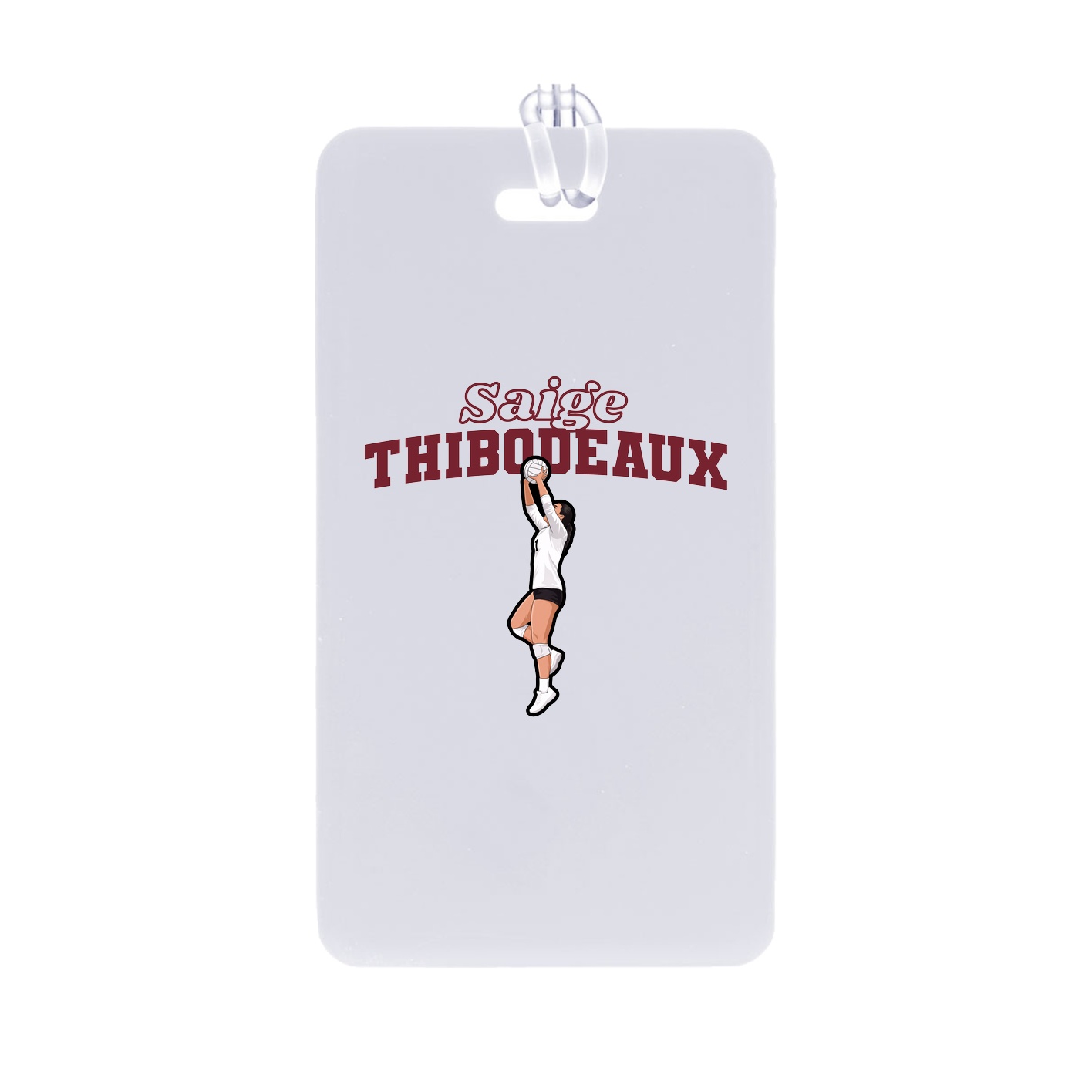 Bag Tag — Name Arch in Classic