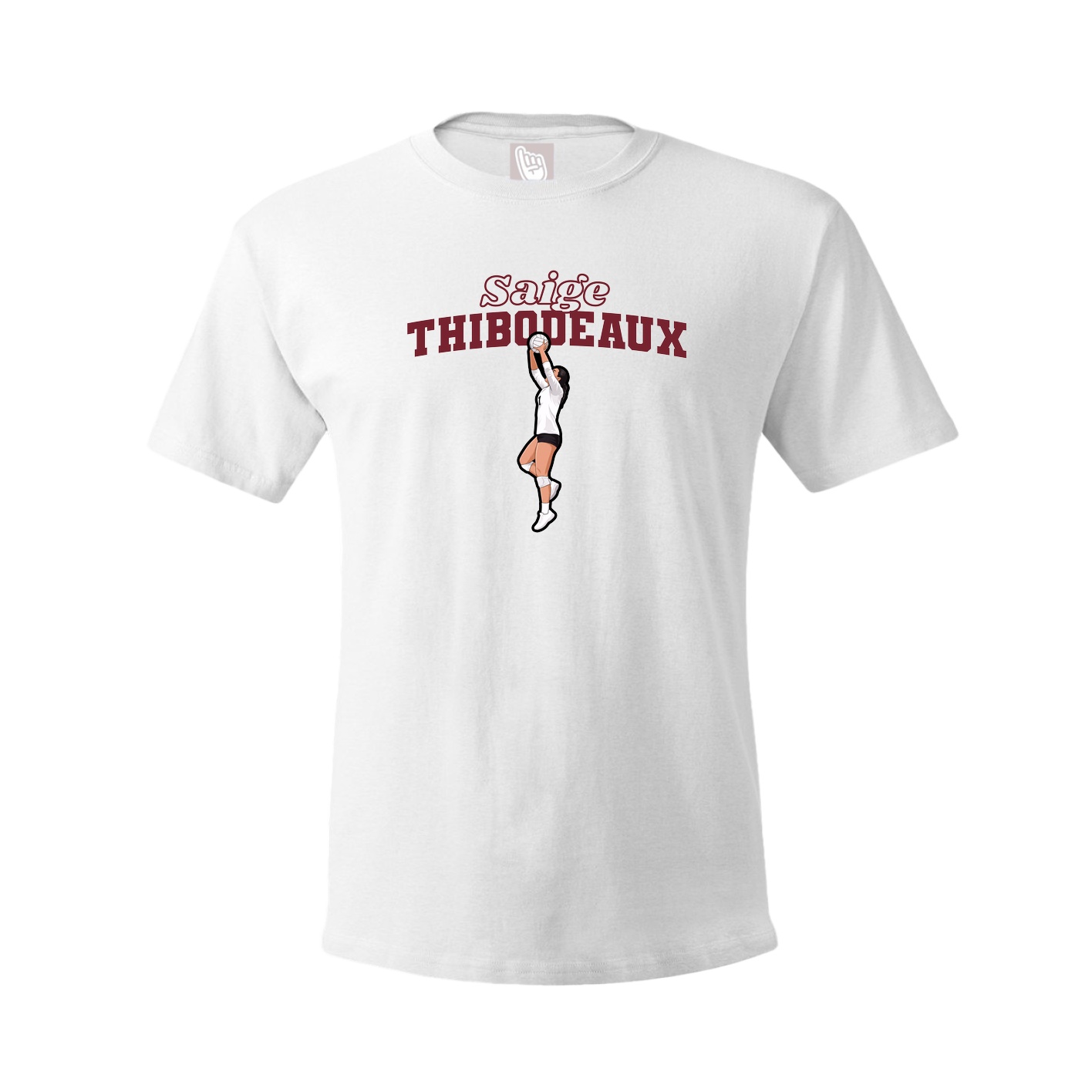 Tee — Name Arch in White