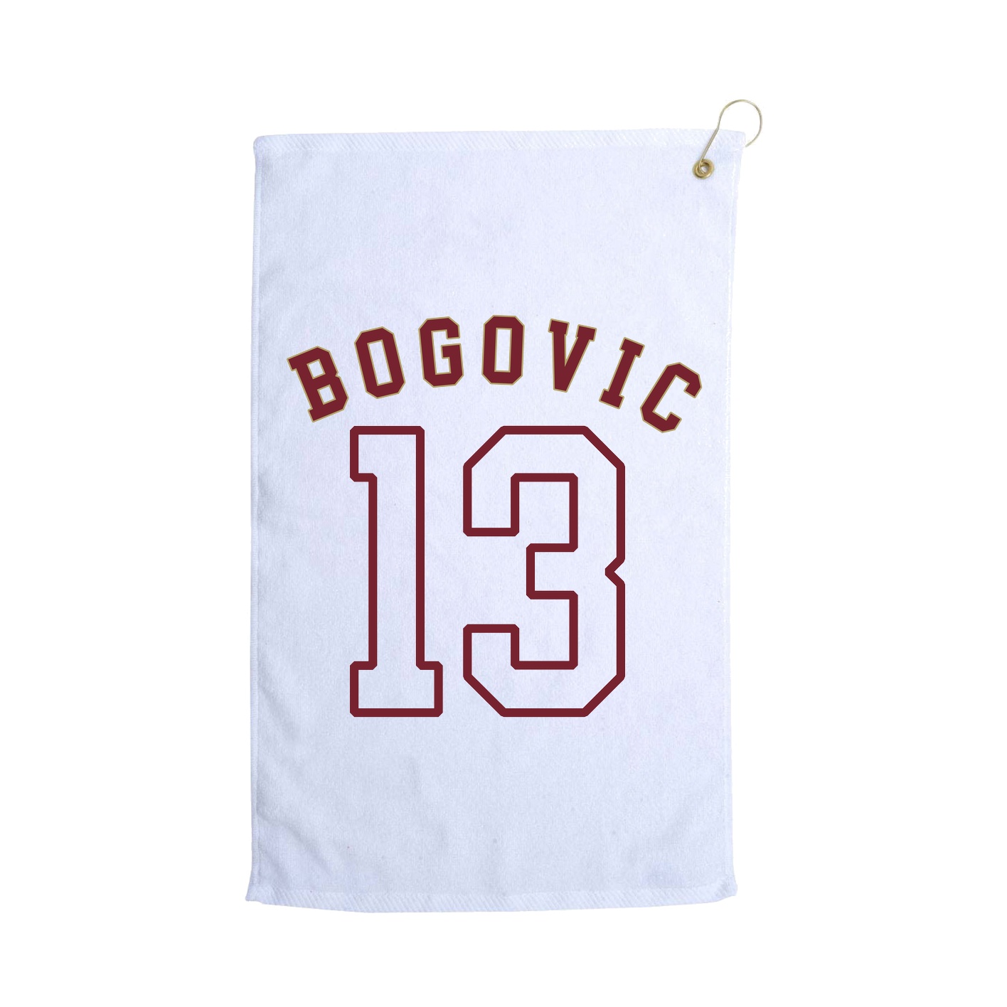 Golf Towel — Shirsey Arch in White