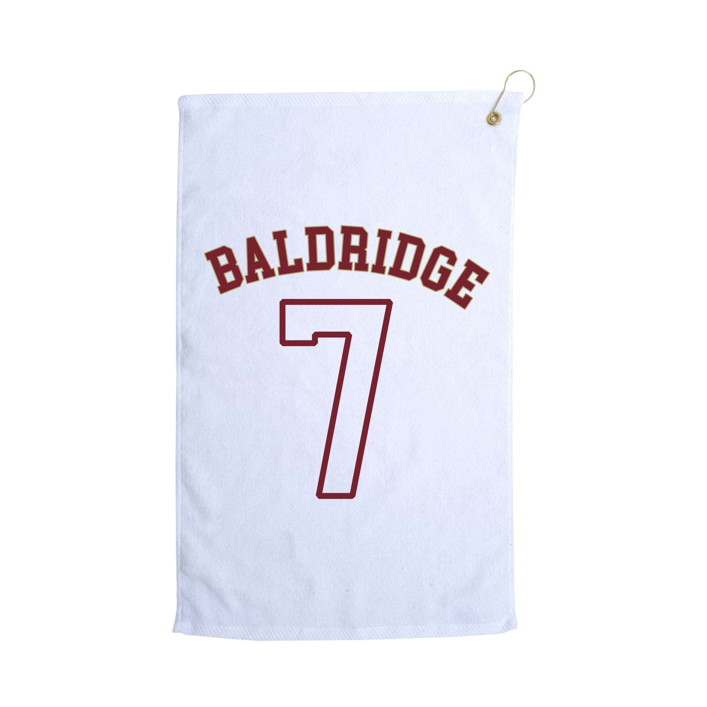 Golf Towel — Shirsey Arch in White