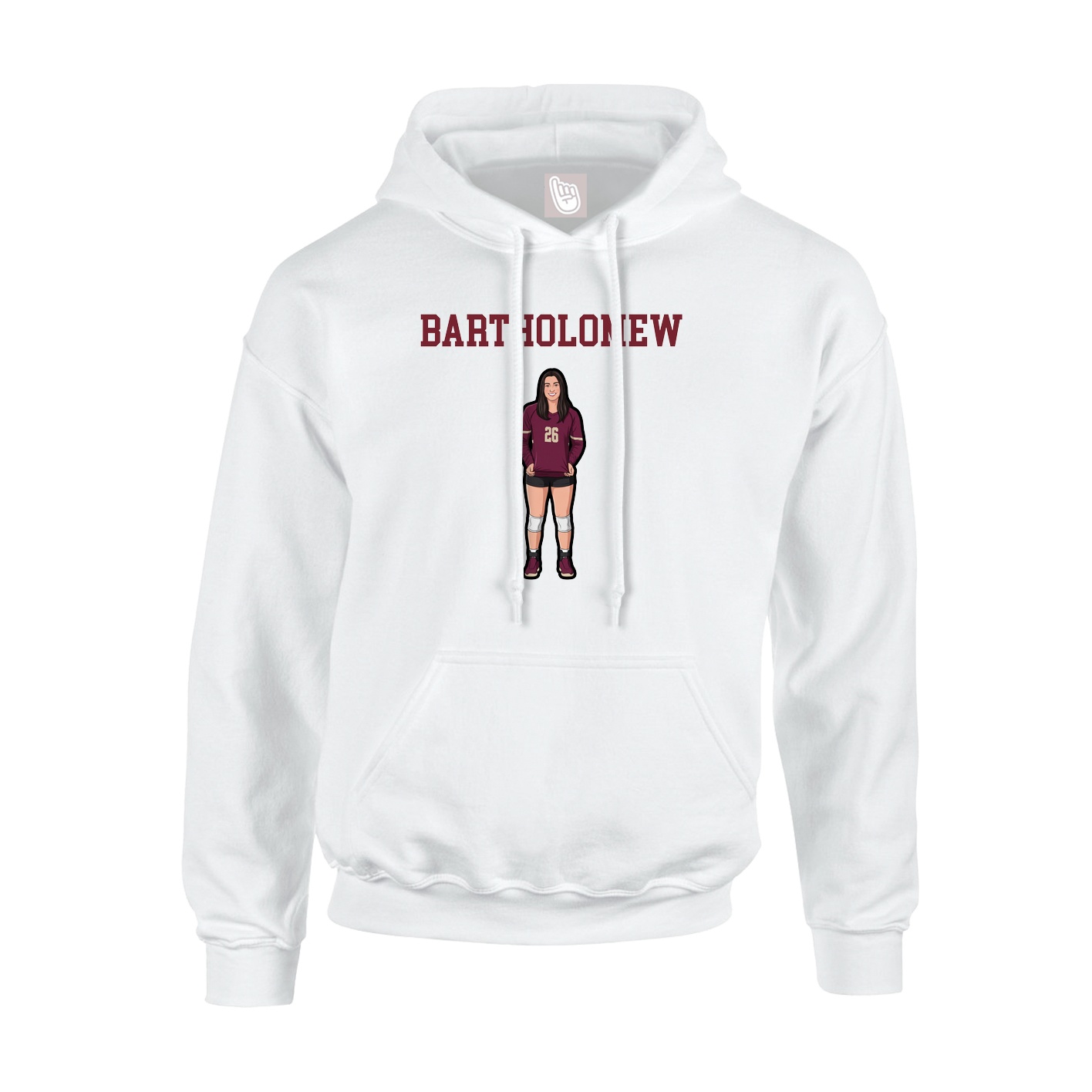 Youth Hoodie — Shirsey in White