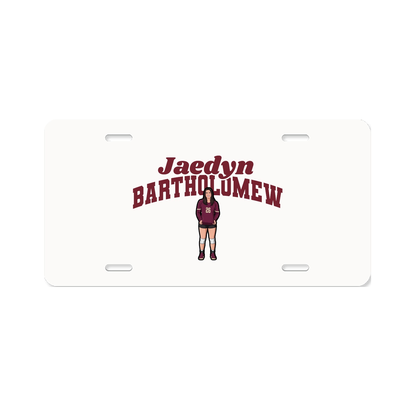 License Plate — Signature Arch in Classic