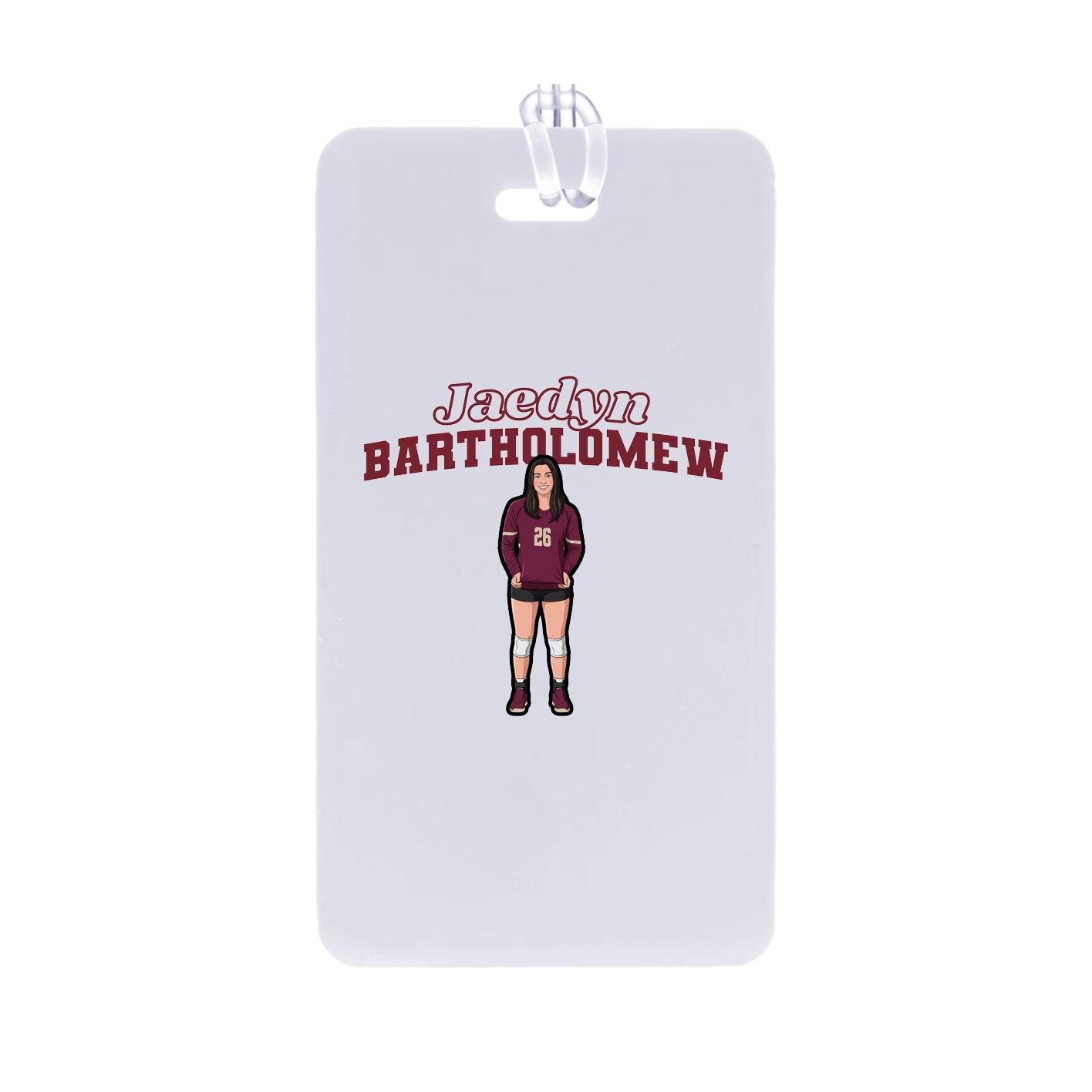 Bag Tag — Name Arch in Classic