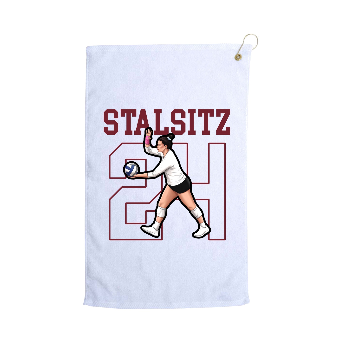 Golf Towel — Shirsey in White