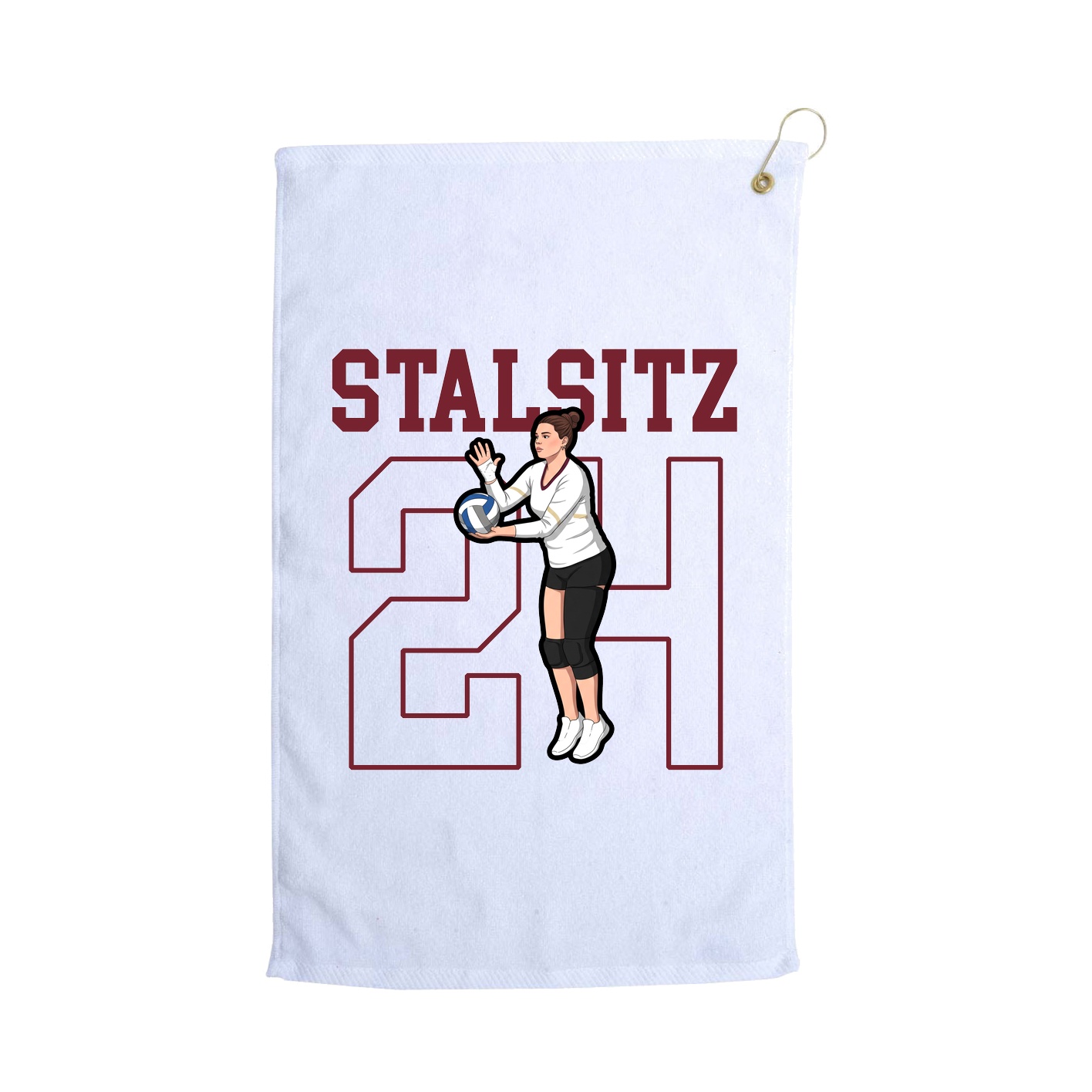 Golf Towel — Shirsey in White