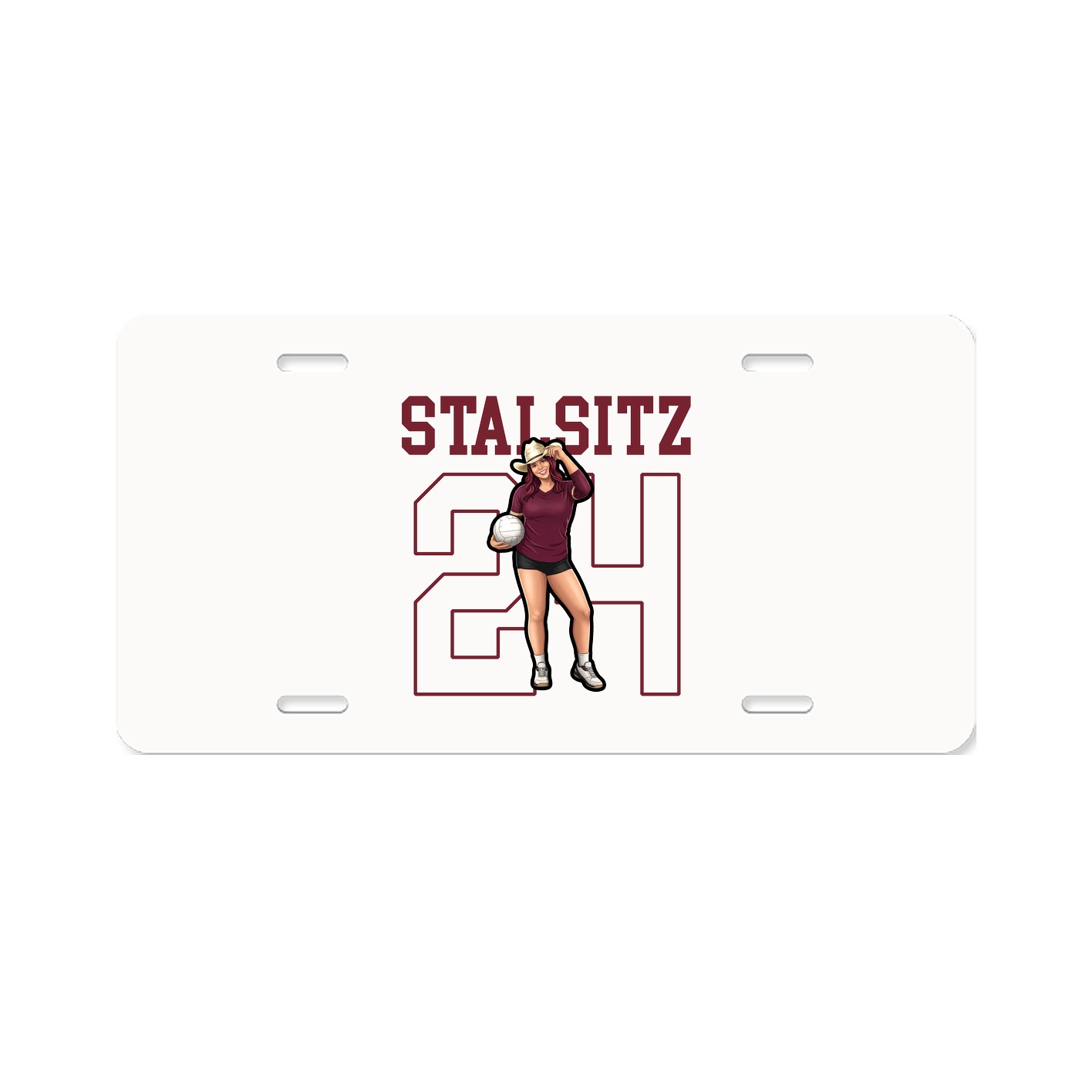 License Plate — Shirsey in Classic